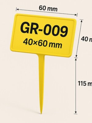 Таблички для підпису рослин GR-009